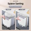 Wall Mounted Trash Bag Container 7L 11L Hanging Trash Can New Collapsible Trash Can  Home Use