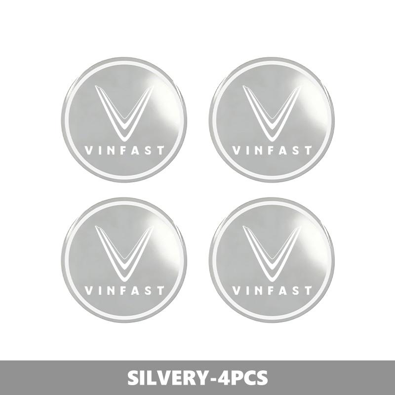 

4pcs 56mm Aluminum Car Wheel Hub Center Cap Stickers For Vinfast VF3 VF5 VFE34 HERIO LIMO VF6 VF7 VF8 VF9 LUX A