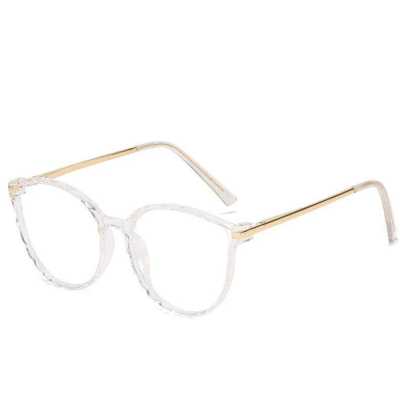 

Очки Tr90 с защитой от синего света, ретро круглая оправа, модные металлические дужки, мужские и женские, можно подобрать очки для близорукости new product