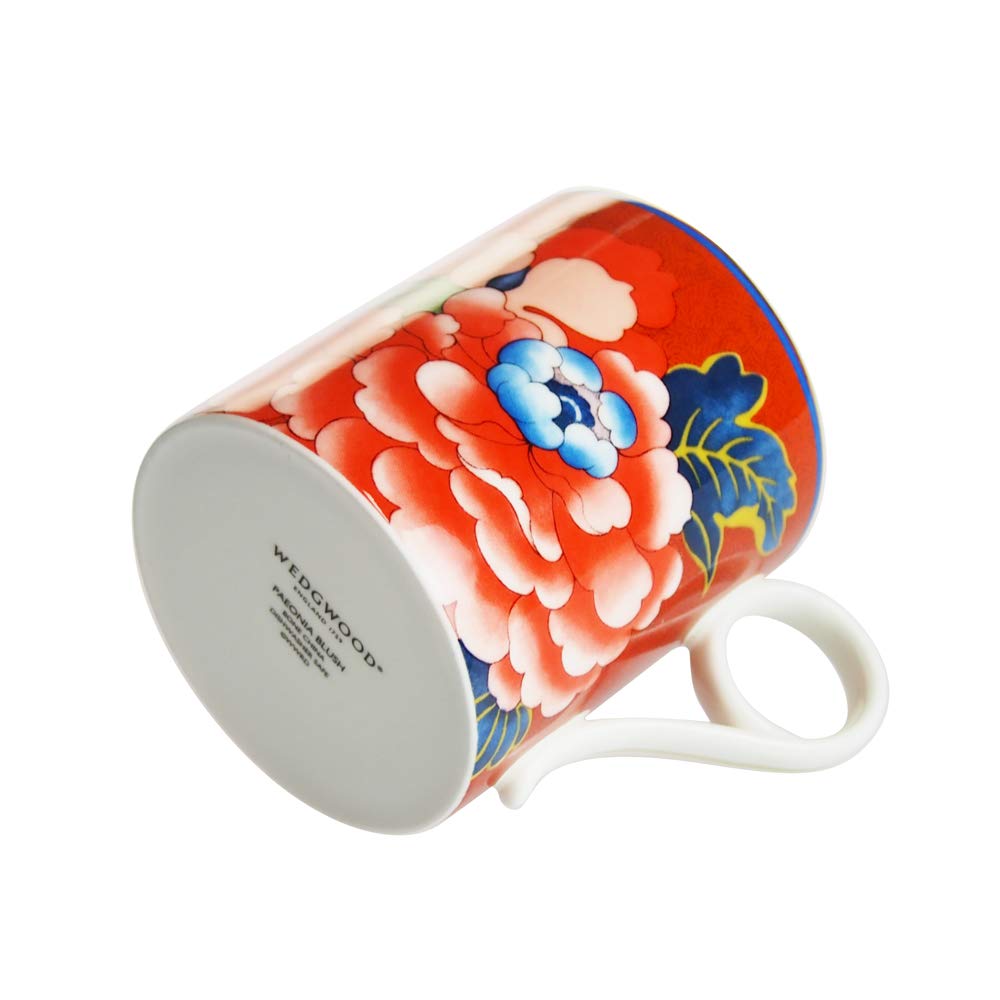 Wedgwood 40032115 Mug, Red, 250ml, Peony,