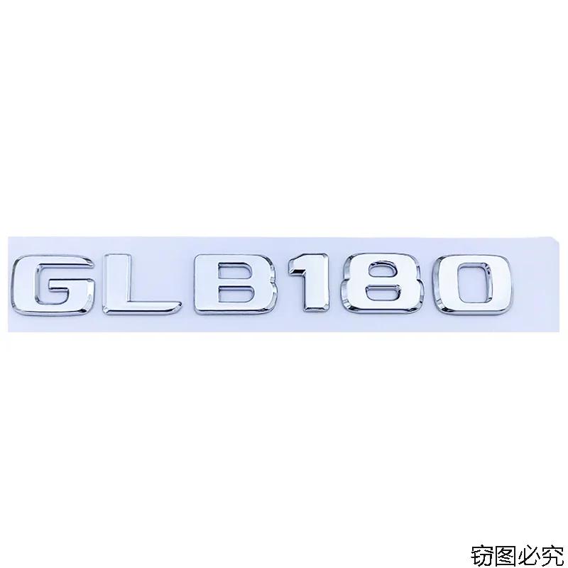 ABS Car Sticker Rear Trunk Emblem Body Badge Decals for Mercedes Benz GLB220d GLB180 GLB200 GLB35 Styling Decoration Emblem VT8