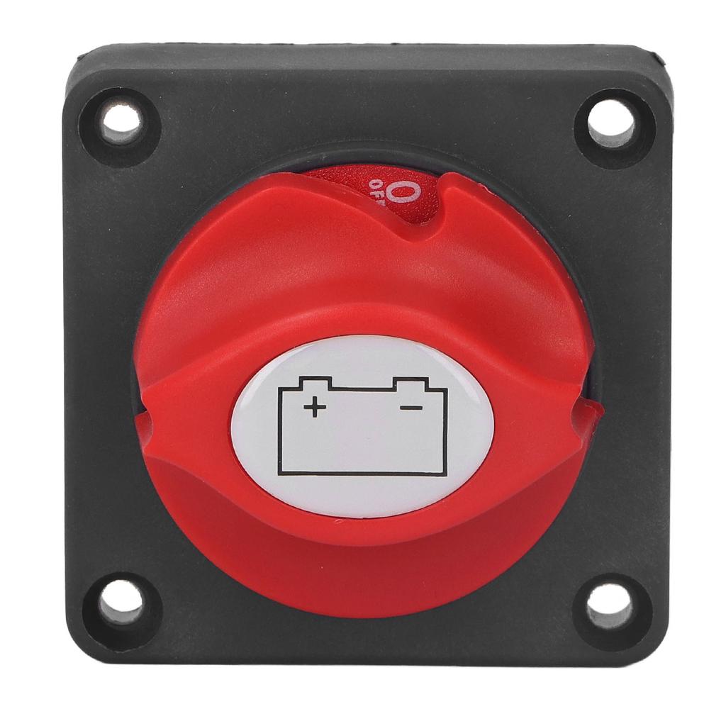 Battery Disconnect Switch Fully Enclosed Design Clear Color Label Safe Battery Isolator Selector