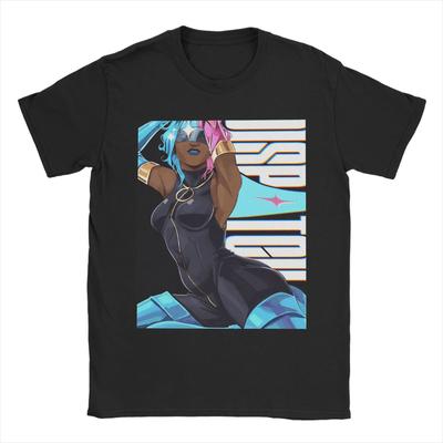 Funny Dispatch Game T-Shirt for Men Crewneck Cotton T Shirts  Short Sleeve Tees Graphic Printed Clothing