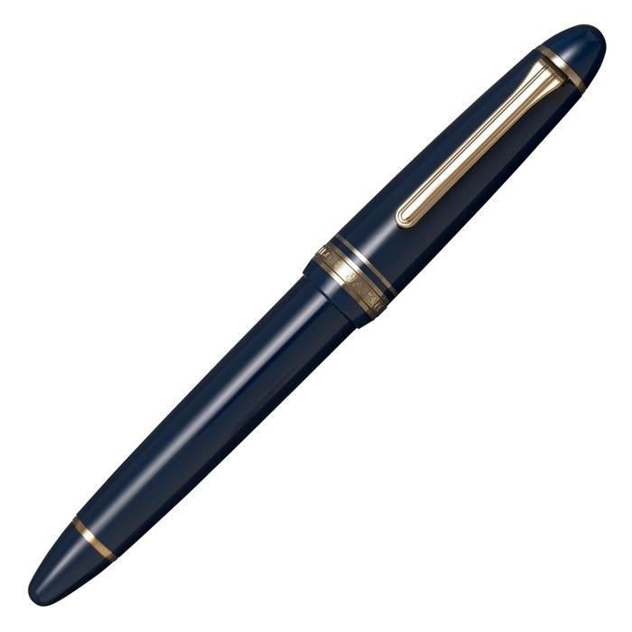 Sailor Profit Casual L Stable Gold Trim Fountain Pen Clear Blue Japan Extra Fine 11-0825-140