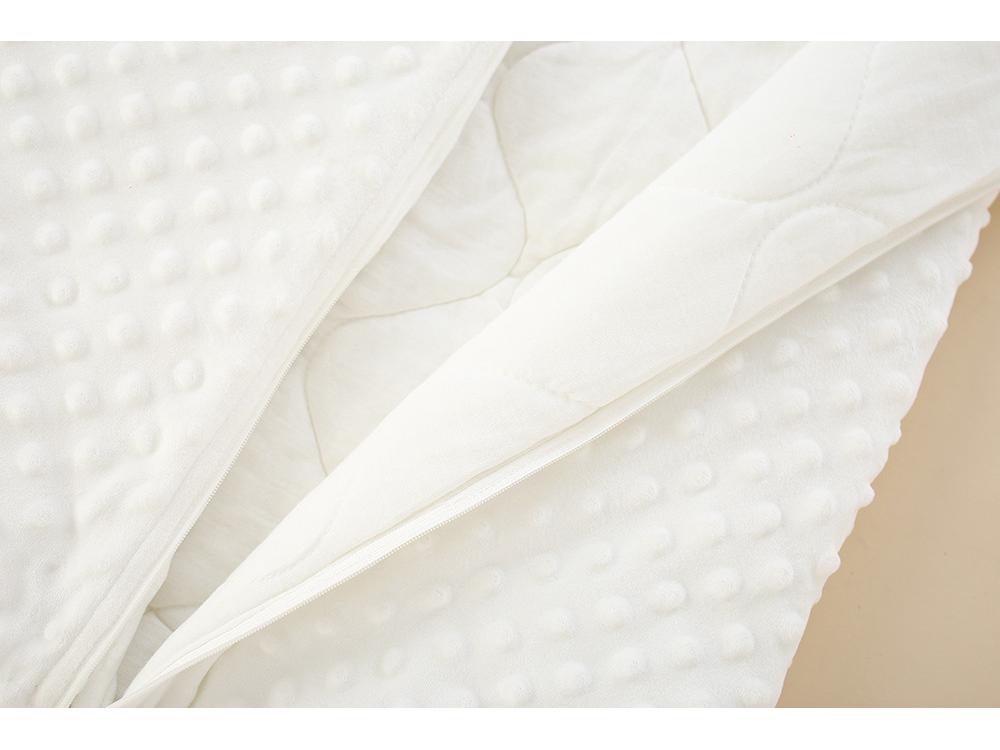 Sac de dormit gros din catifea fara maneci pentru toamna/iarna