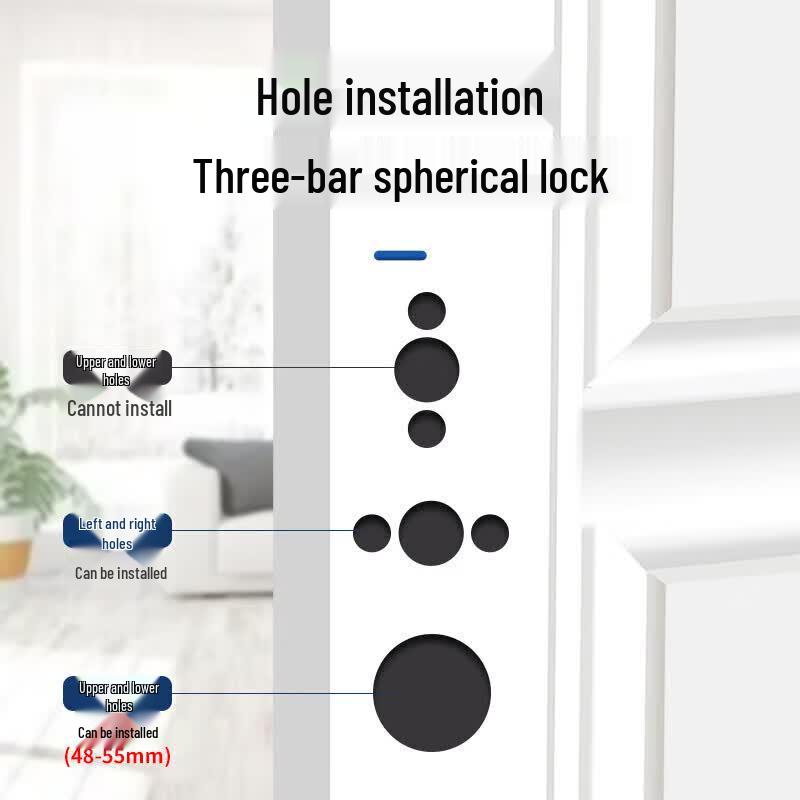 Chuke Stainless Steel Spherical Door Lock