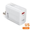 USB 120W Charger Quick Charge 3.0 EU/US Plug Phone Charger Adapter Type C Wire for IPhone Samsung Xiaomi Huawei Fast Charger