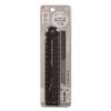 KUTSUWA Folding Aluminum Ruler 30cm Black XS05BK
