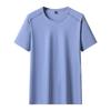 Nylon Ice Short Sleeve T-shirt Men's Thin Loose Large Size Casual Sports Outdoor Ice Silk T-Shirt
