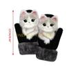 49MD Cartoon Gloves Kids Plush Gloves Mitts Kid Gloves Animal Knit Gloves Winter Mittens Children Gloves