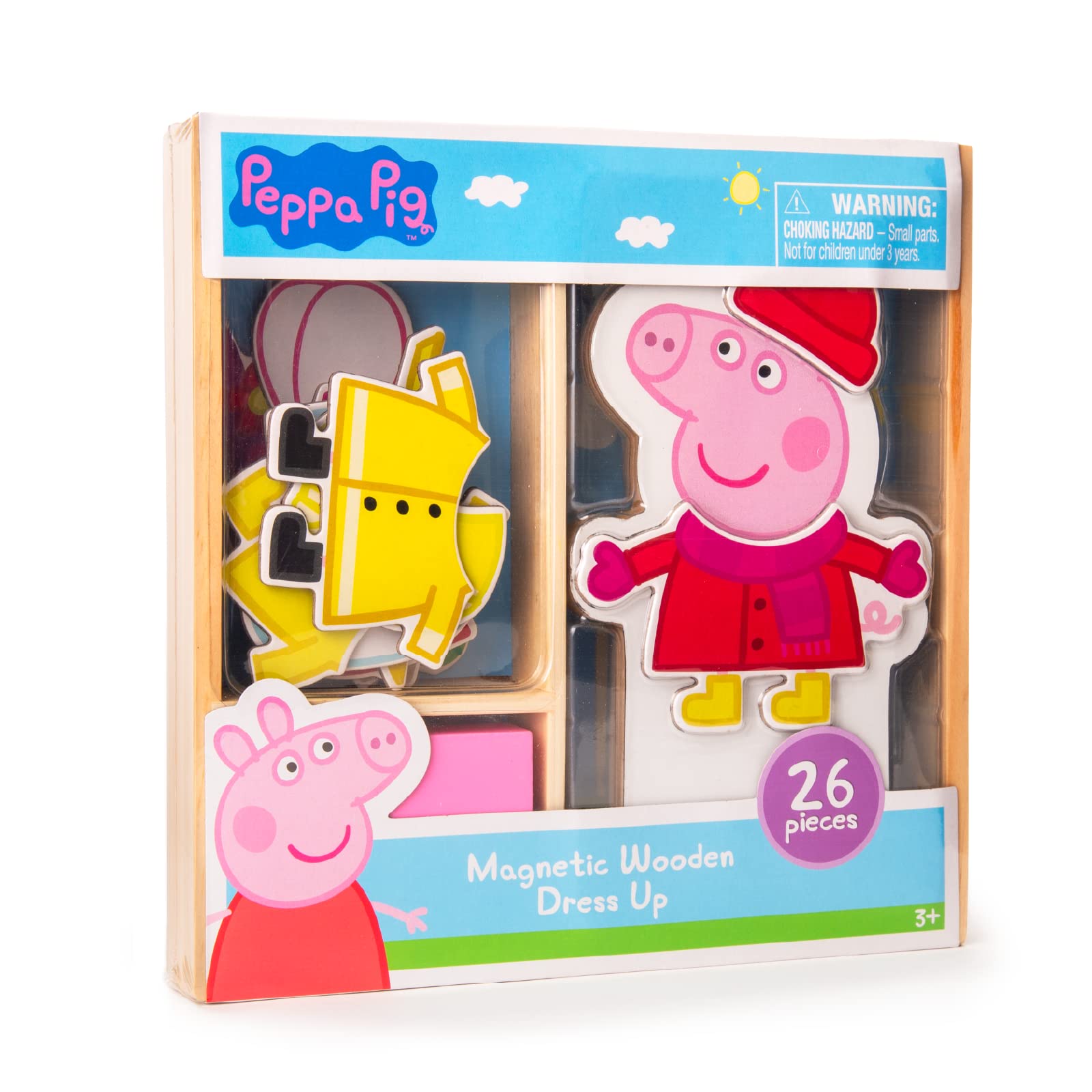 

Peppa Pig Magnetic Wood Dress Up Puzzle (25 Piece)