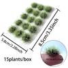 Simulation Miniature Grass Cluster Model Miniature DIY Sand Table Grass Cluster  Home Garden