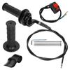 Motorcycle Throttles Handlebar Grip Replacement With Built In Killing Switches For 50 250CC Engines Quick Installation