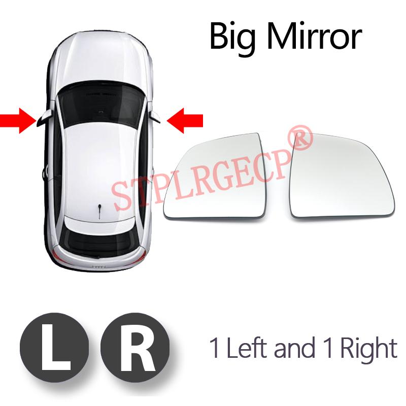 Passenger Side Driver Side Left or Right Door Side Heated Wing Mirror Glass Lens for Fiat Doblo Opel Vauxhall Combo D 2010-2022
