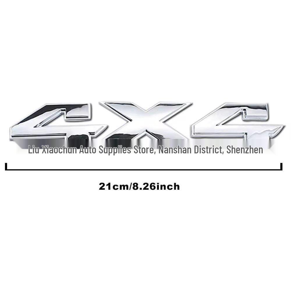 4X4 Jeep Off-Road Car Sticker - Compatible with Dodge, Grand Cherokee, Wrangler Tail Logo