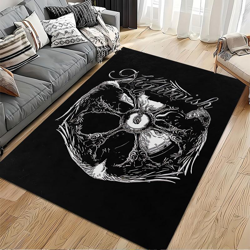Nightwish Themed Ornate Design suitable as a non-slip mat for the living room or bedroom sofa