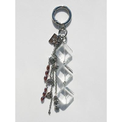 SIMILLENT ECHO DIAMOND DROP KEYRING_Dreamy Lilac