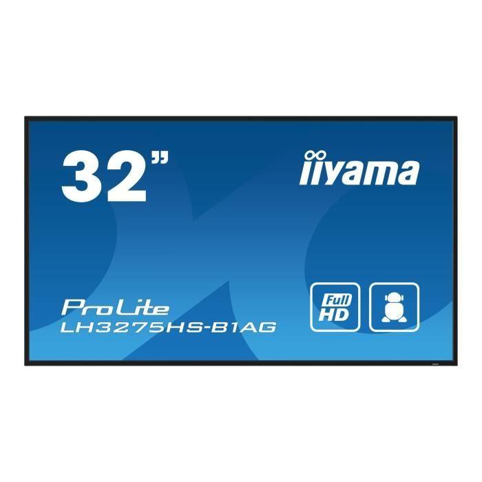 Écran LCD LED - Iiyama - ProLite LH3275HS-B1AG - 32 Pouces - Full HD - Signalisation Numérique