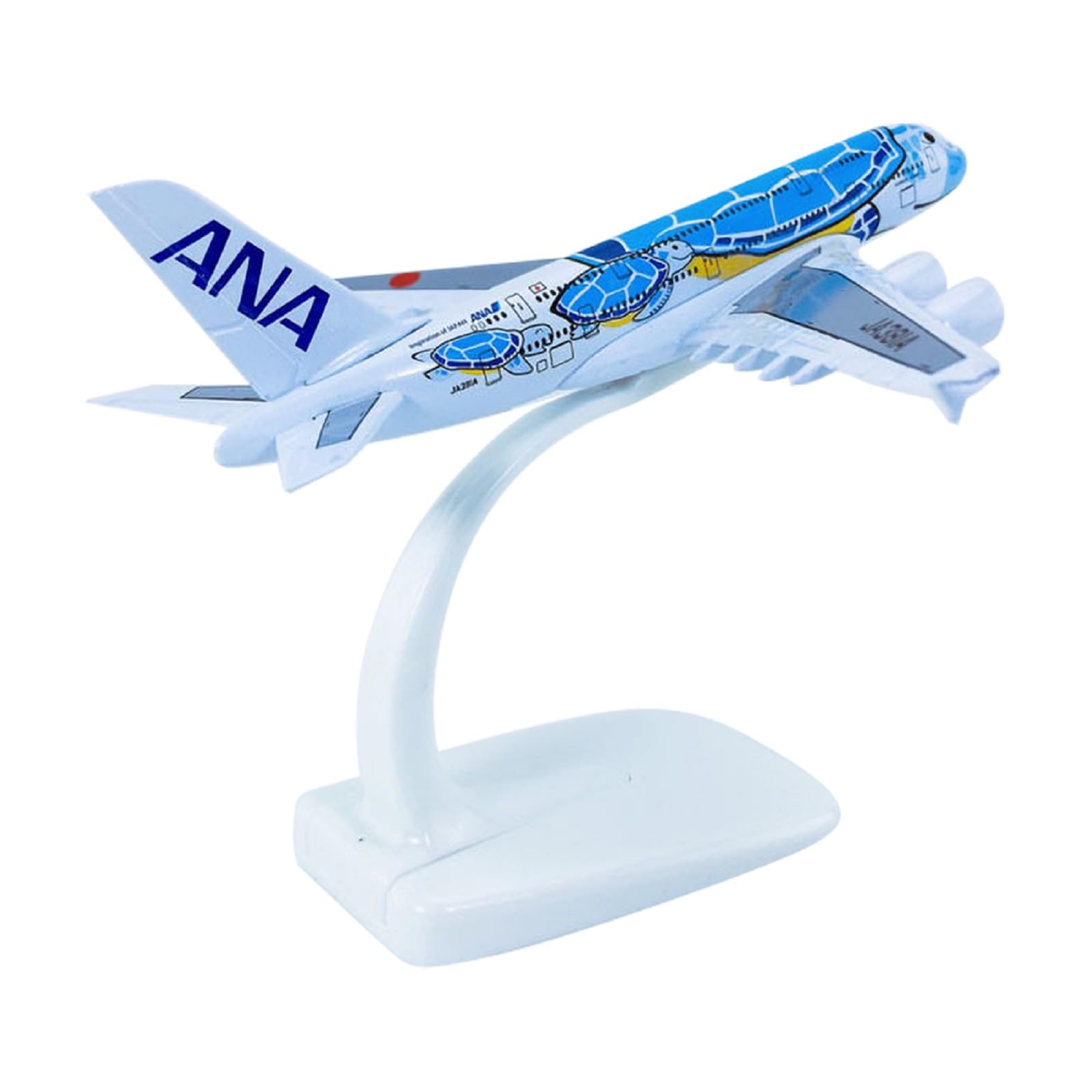 

ARCADORA 1500 Scale 15cm Aircraft ANA Sea Turtle Painting Alloy Airplane Model - Blue