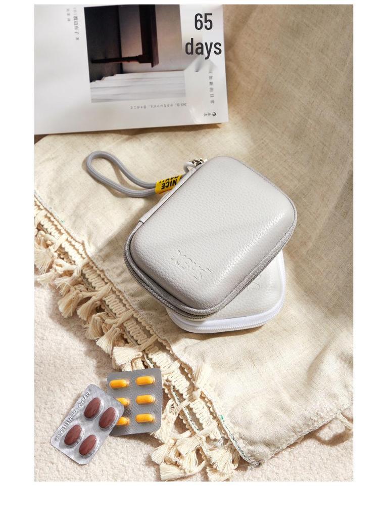 Compact Travel Medicine Organizer Bag - First Aid & Medical Storage for Students, Outings, Business Trips