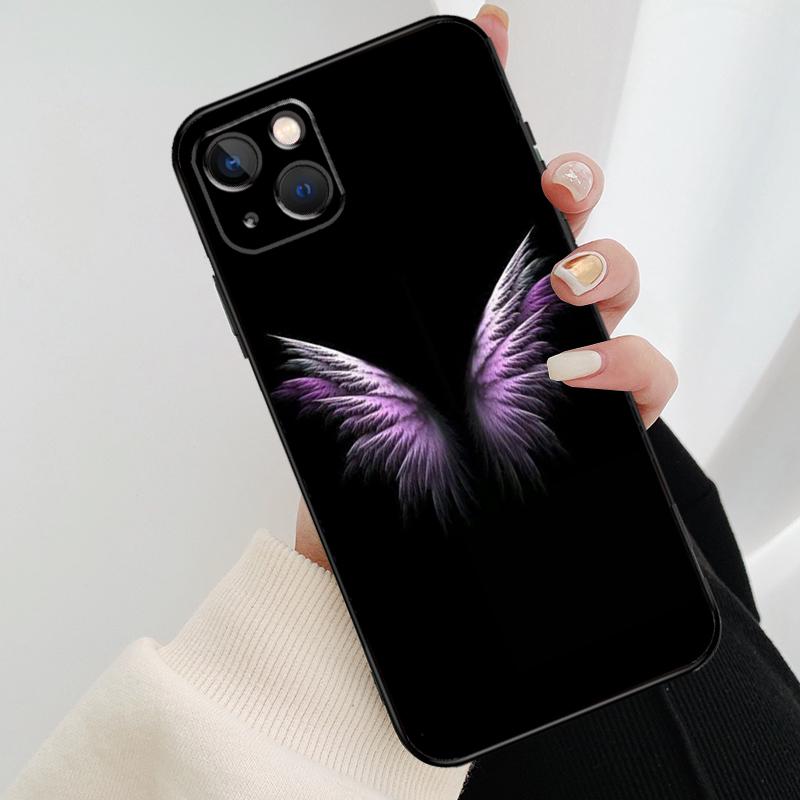Fantasy Angel Girl Wings Phone Case For iPhone 17 Pro Max 15 14 13 11 12 16 Pro Max mini 15 16 Plus 16e 17 Air Cover