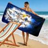 Tottenham Contingent Print Beach Towel, Large Soft Quick Dry Towel for Beach Camping Swimming