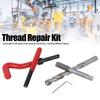 25 Stück M12 Gewindereparaturset Gewindebohrer Bohrer Beschädigte Gewinde Reparaturwerkzeuge