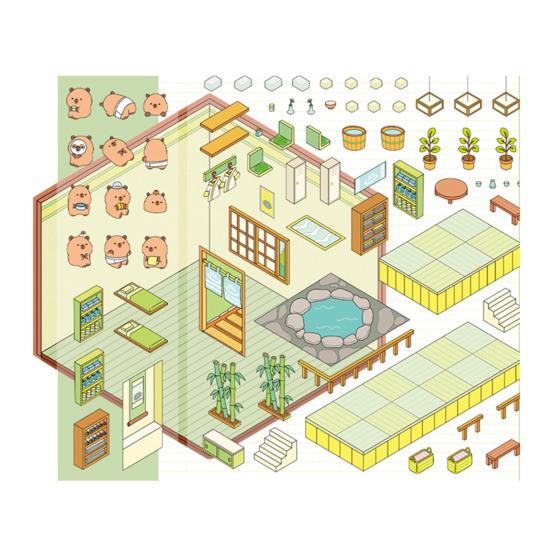 

Yousheng 1/8Pcs DIY 3D наклейки для дома телефон/ноутбук мультфильм миниатюрные сцены наклейки десерт магазин книжный магазин наклейки F