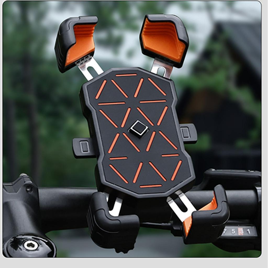 Bike Phone Holder Anti Shake Lightweight Multifunctional Navigation Cell Phone Clamp for s Mountain Bikes