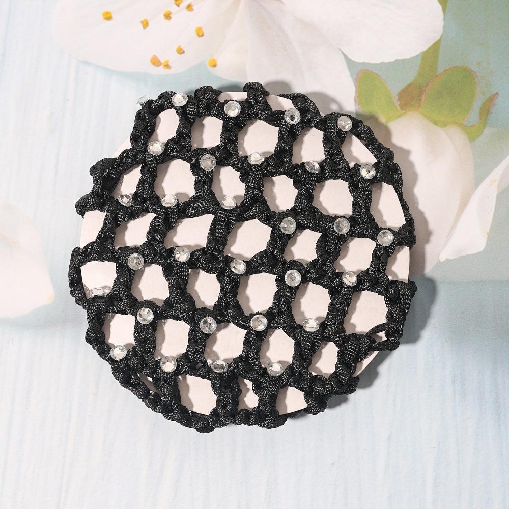 Hair Bands Bun Cover Snood Fashion Headdress Ballet Hair Net Girls Elastic Hair Net  Women