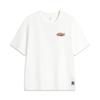 Li Ning BADFIVE T Shirts Men's Ivory Crew Neck Moderate AHSU149-1