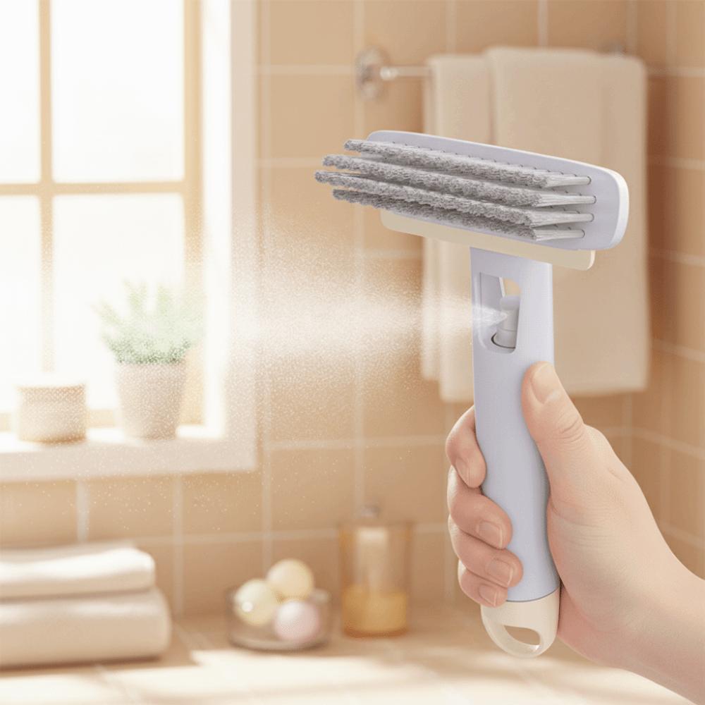 360° Cleaning Rotating Cleaning Brush Plastic Bathroom Brush Gap Brush  Cleaning Tool