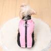 Winddichte Hundekleidung für den Außenbereich für kleine und mittelgroße Hunde mit D-Ring, warme Welpenjacke, Yorkshire-Schnauzer-Haustierkostüm