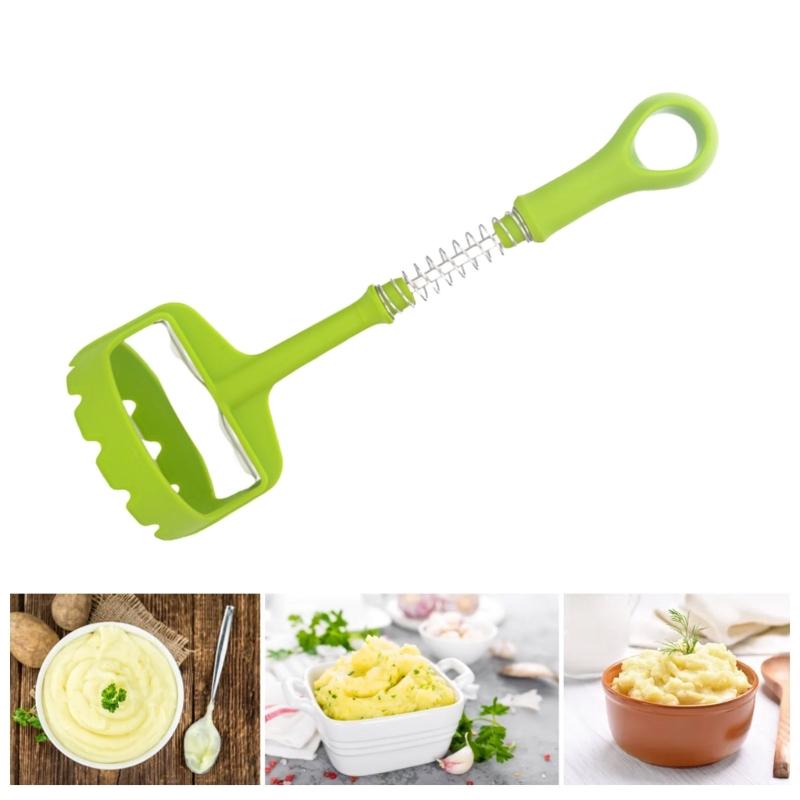 Ergonomic Vegetable Mashing Device Efficient Potato Masher with Smooth Round Holes Convenient Potatoes Crusher