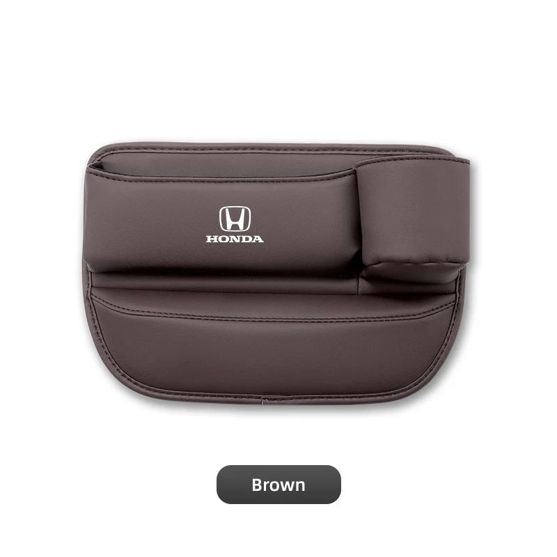 CMEAH1 Car Seat Gap Organizer Multifunction Storage Box Cup Holder For Honda Civic Fit Jazz Accord Pilot CRV Odyssey Passport City