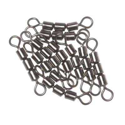 10pcs Safe Fishing Swivels Bearing Rolling Triple Quick Connect Fishing Swivels Lightweight Corrosion Resistant Durable Portable