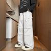 Men's Multi-Pocket Loose Straight-Leg Cargo Parachute Pants