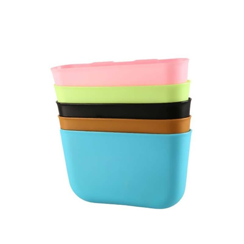 Creative Car Trash Bins Car Compartment Multifunction Side Bucket Trash Box Phone Gadgets Storage Bo