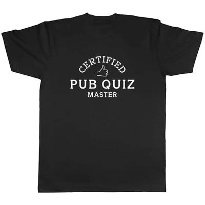Certified Quiz Master Unisexs Tshirt Quizzing Quizzers Team Unisex Tee Gift