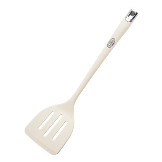 4Pcs Silicone Spatula Set Long Handle Non Stick Spatula Slotted Spoon Turner Ladle High Heat Resistant Kitchen Utensils for Omelettes