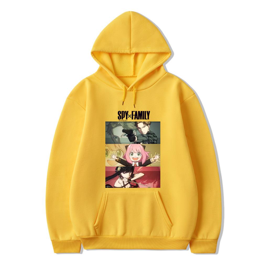 Spy × Family Anime Print Fashion Casual Hooded Sweater