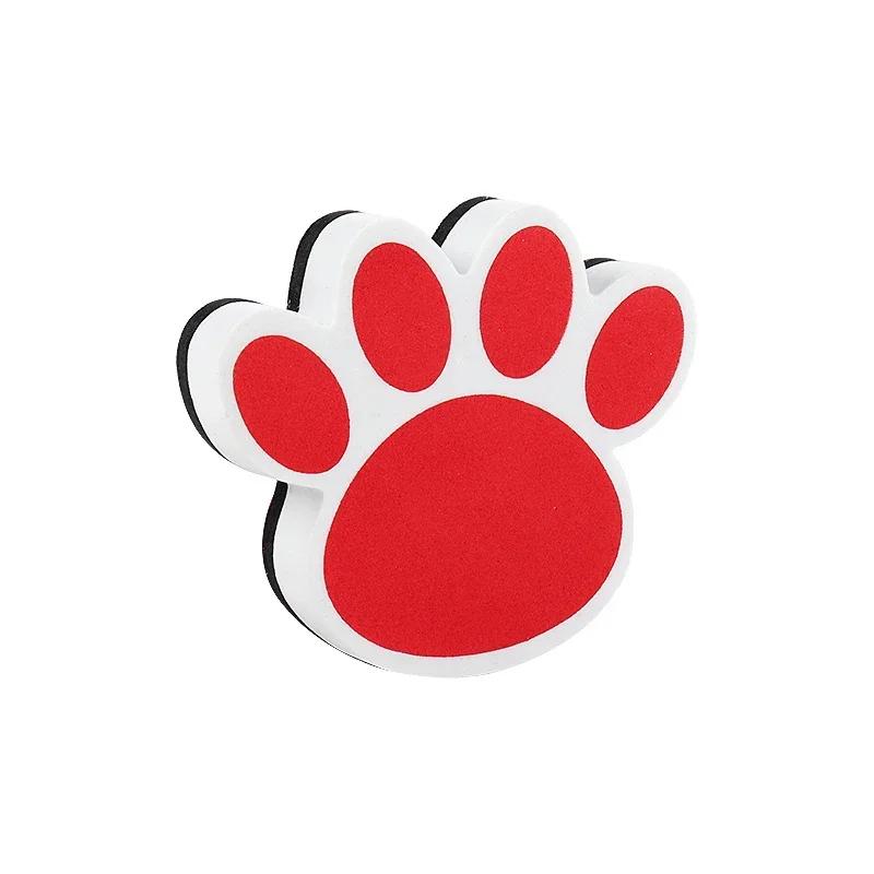 Magnetic Whiteboard Eraser Cartoon Bear Footprints Large Size Blackboard Eraser