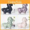 Resin Animal Figurine Decor With Crystals For Home Office And Gift Use
