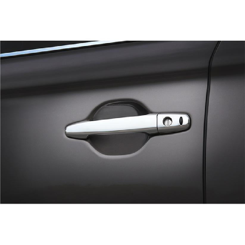 8X Chrome Car door Handle Cover Trim For -2025 Mitsubishi Outlander Sport