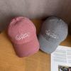 Passende karierte Baseballkappe für die Familie - leicht, stilvolle Stickerei mit Buchstaben, lässiger weicher Sonnenschutzhut für Jungen und Mädchen