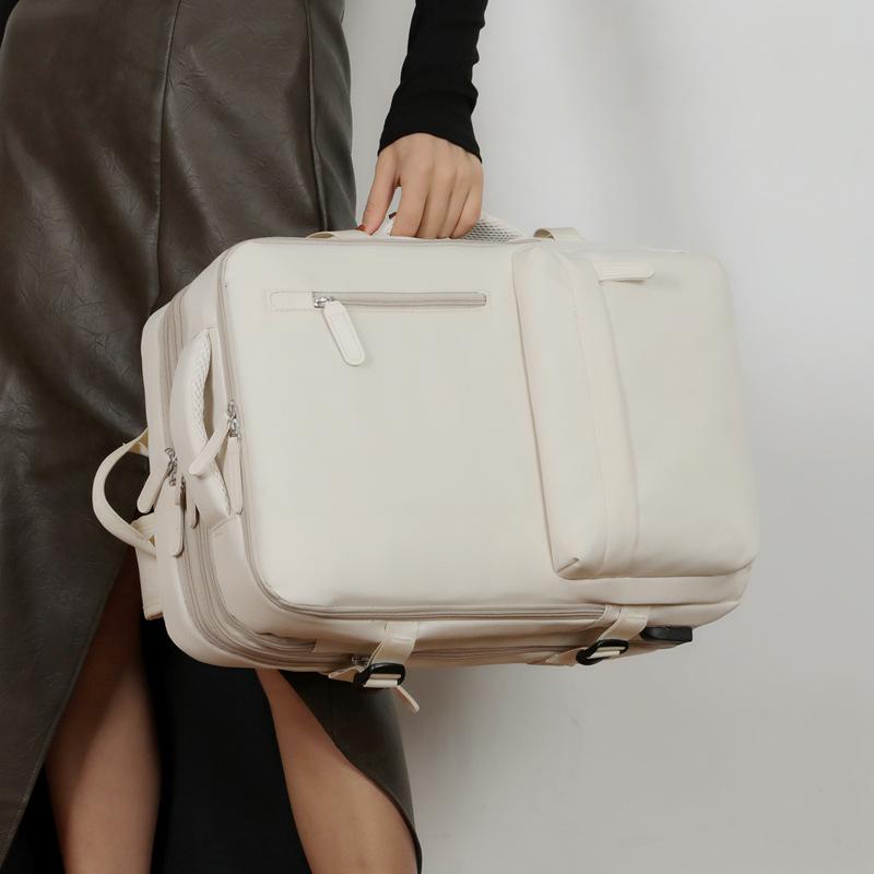 Expandable Large-Capacity Laptop Backpack for Business Travel