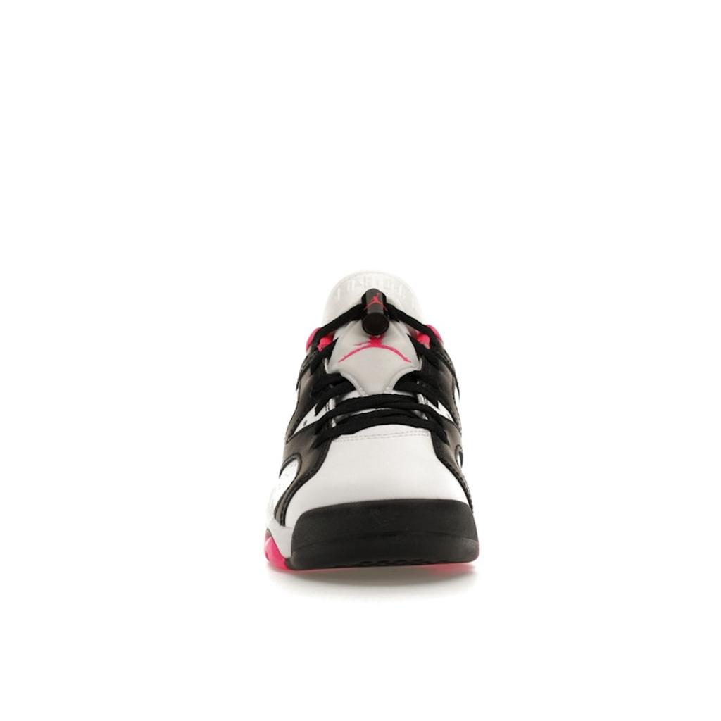 Air Jordan 6 Retro Low GS Fierce Pink Kids Sneakers White Black 768878-061