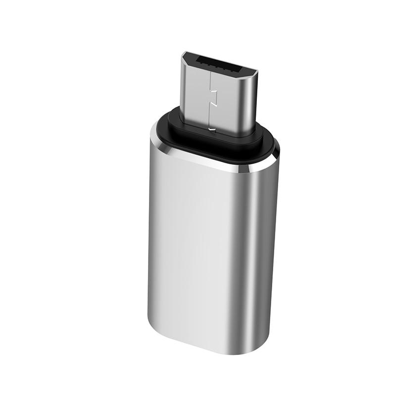 Adapter typu C USB C na kabel Micro USB Stop Micro USB męski na typ C żeński adapter konwerter złącze do tabletu telefonicznego