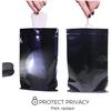 100-200PCS Feminine Personal Disposal Bags Refill Pack Black Opaque Bags for Sanitary Tampons Pads Liners Go Out for Emergency