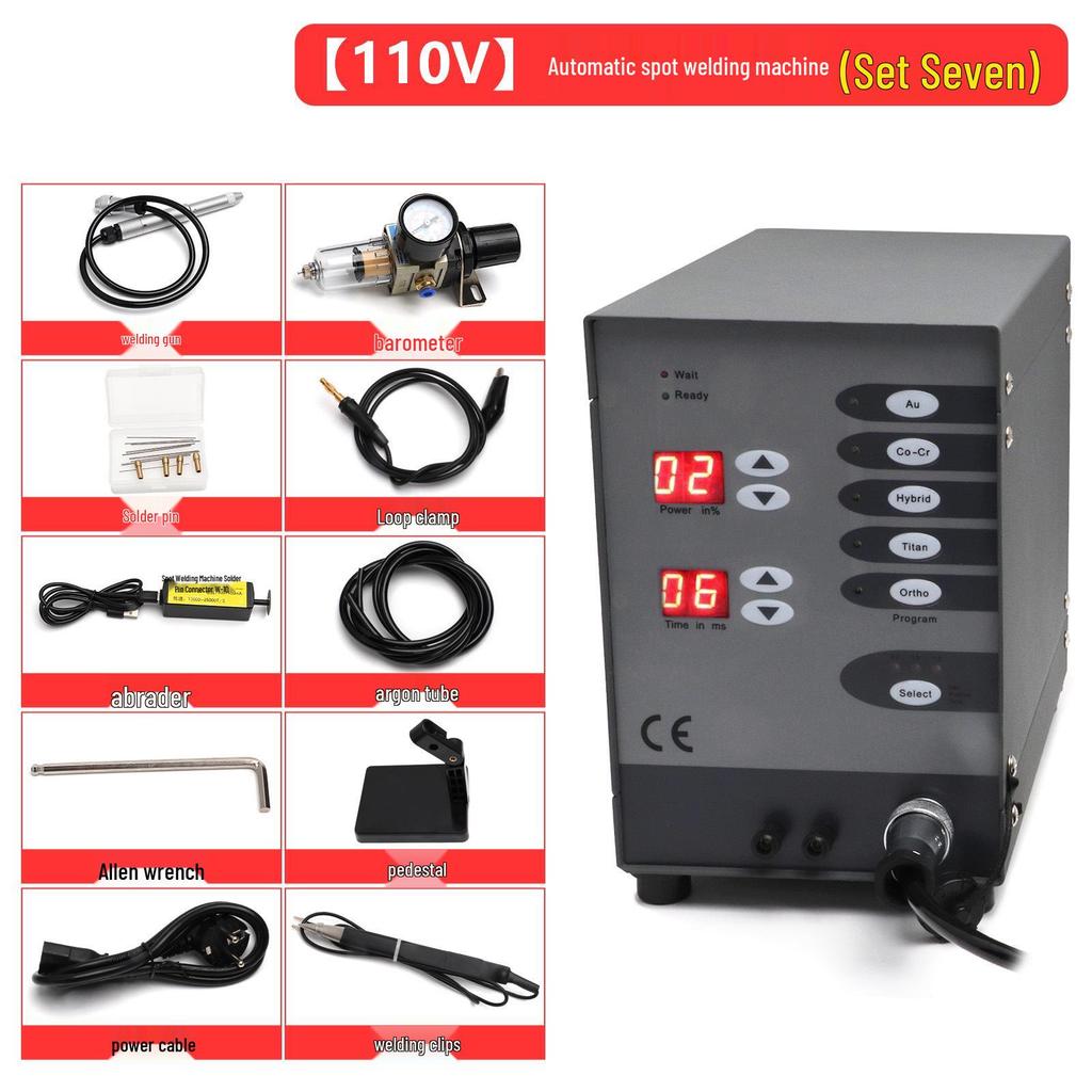 2025 High-Power Spot Welder for Dental, Orthodontic, CNC, Argon Arc, Gold, Silver, Jewelry, Necklace Welding